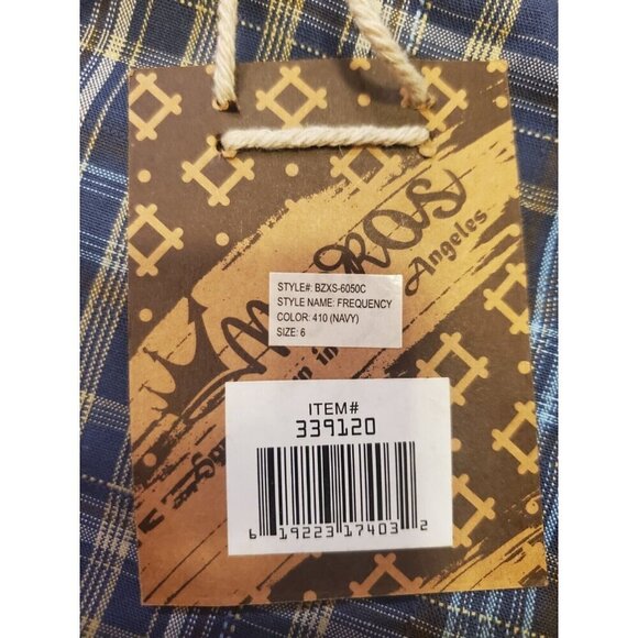 Micros Hometown in Los Angeles Boys Shorts Size 6 Navy Adjustable Waist Casual - Picture 5 of 11